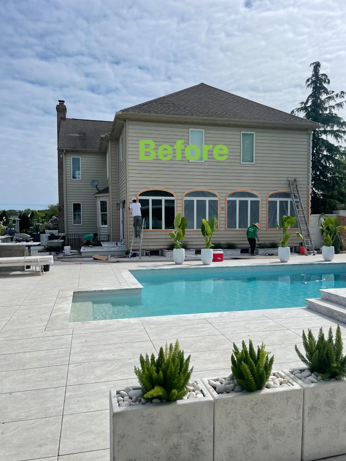 Project: Painting exterior trim and siding in haddonfield nj