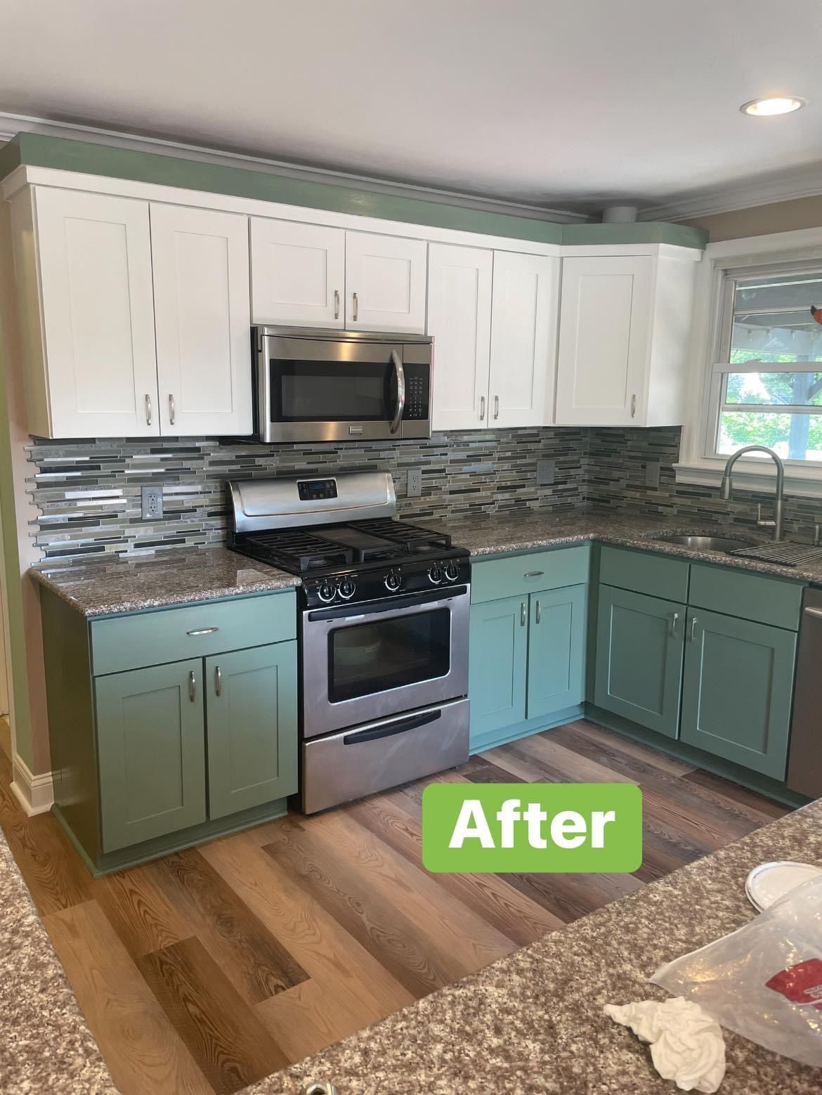 Project: Painting kitchen cabinets in moorestown nj