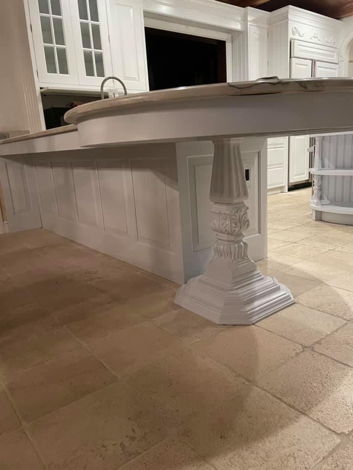 Project: Painting island, trim and kitchen cabinets in moorestown nj