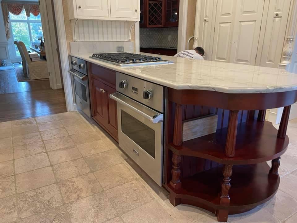 Project: Painting island, trim and kitchen cabinets in moorestown nj