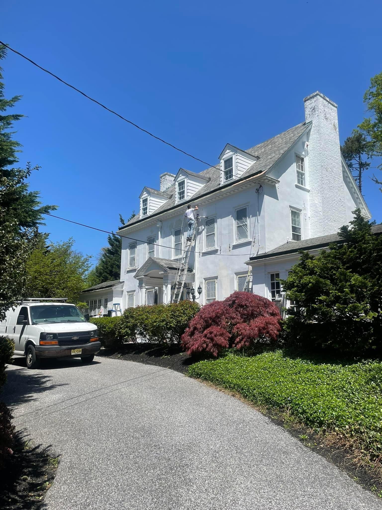 Project: Painting exterior trim and siding in haddonfield nj